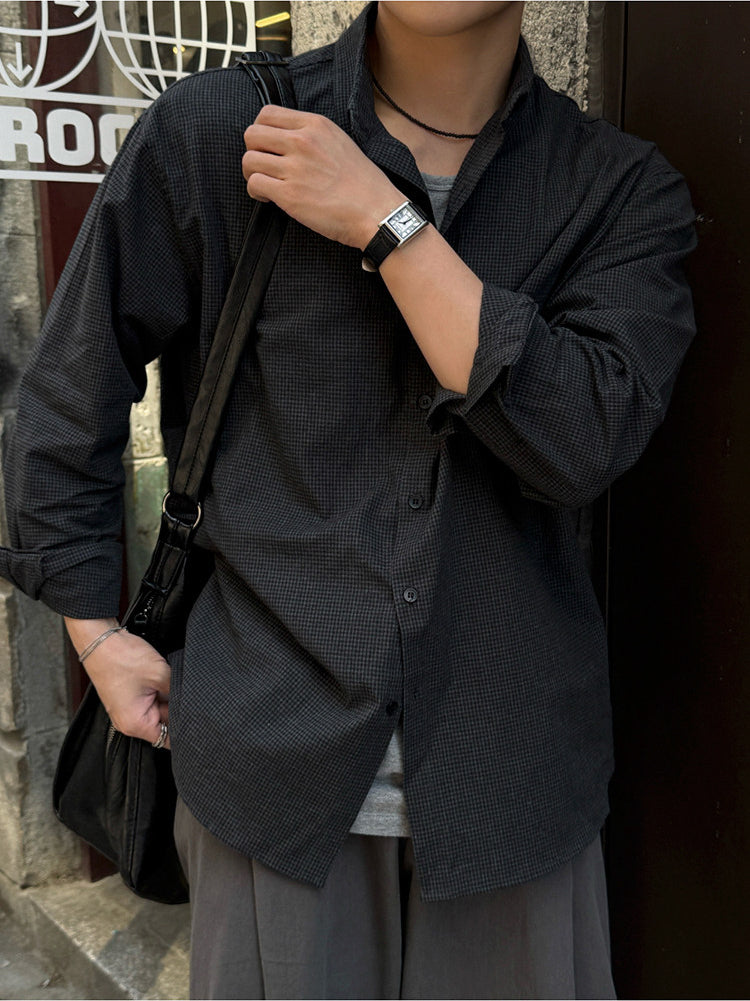 Textured Loose Casual Shirt