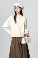 Beige Thick Knit Sweater