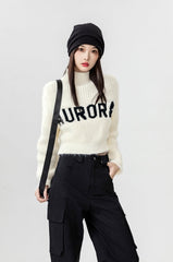 Thick Turtleneck Knit Sweater