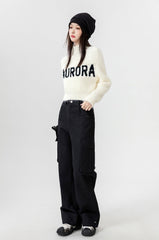 Thick Turtleneck Knit Sweater