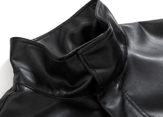 Trendy Casual PU Leather Jacket