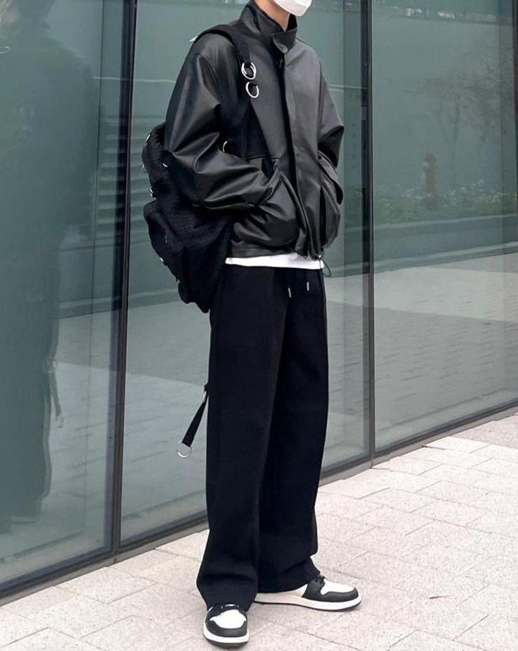 Trendy Casual PU Leather Jacket