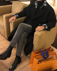 Trendy Casual Long Coat Classic Style
