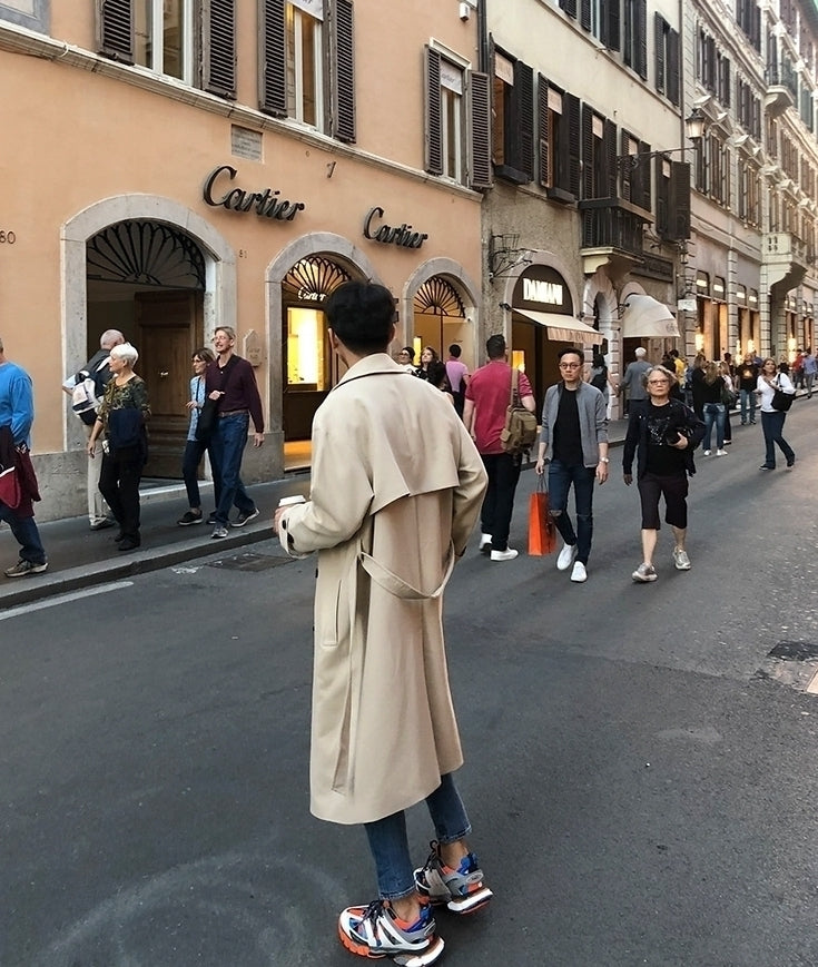 Trendy Casual Long Coat Classic Style