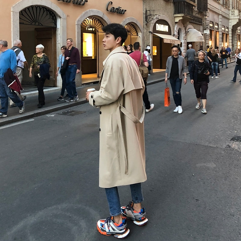 Trendy Casual Long Coat Classic Style