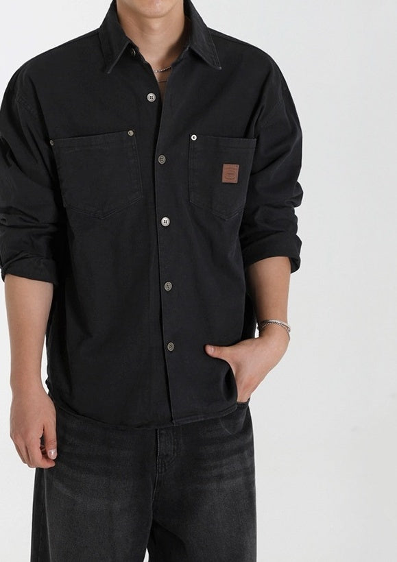 Trendy Casual Long Sleeve Shirt Jacket
