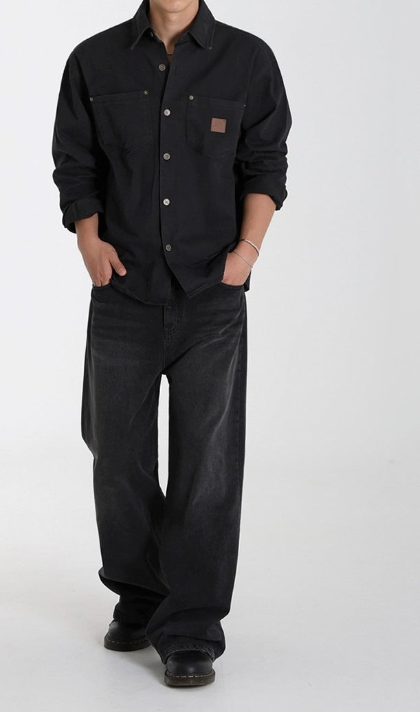 Trendy Casual Long Sleeve Shirt Jacket