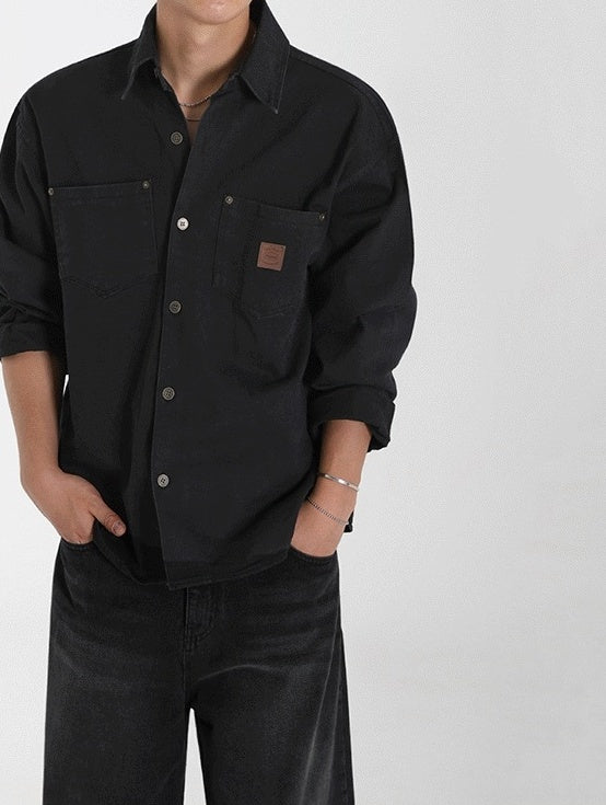 Trendy Casual Long Sleeve Shirt Jacket