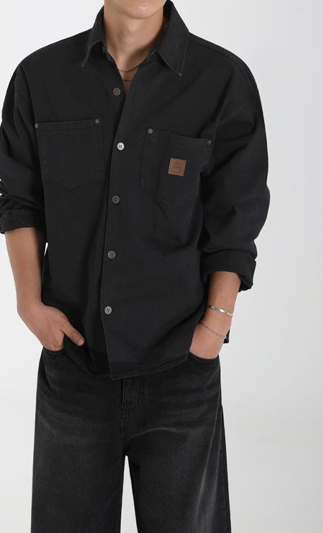 Trendy Casual Long Sleeve Shirt Jacket