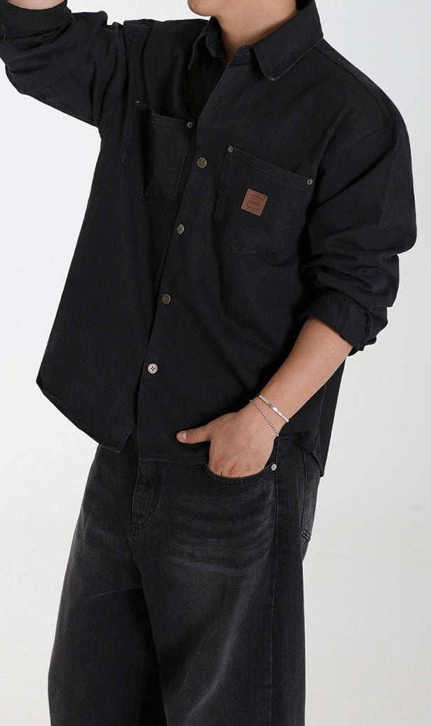 Trendy Casual Long Sleeve Shirt Jacket