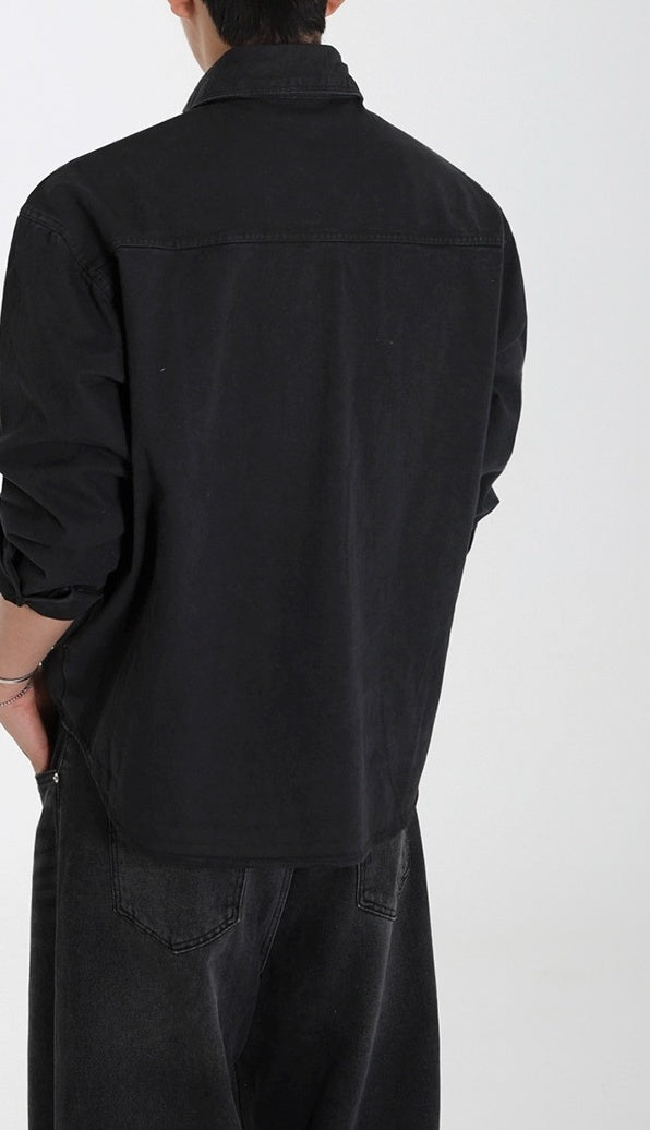 Trendy Casual Long Sleeve Shirt Jacket