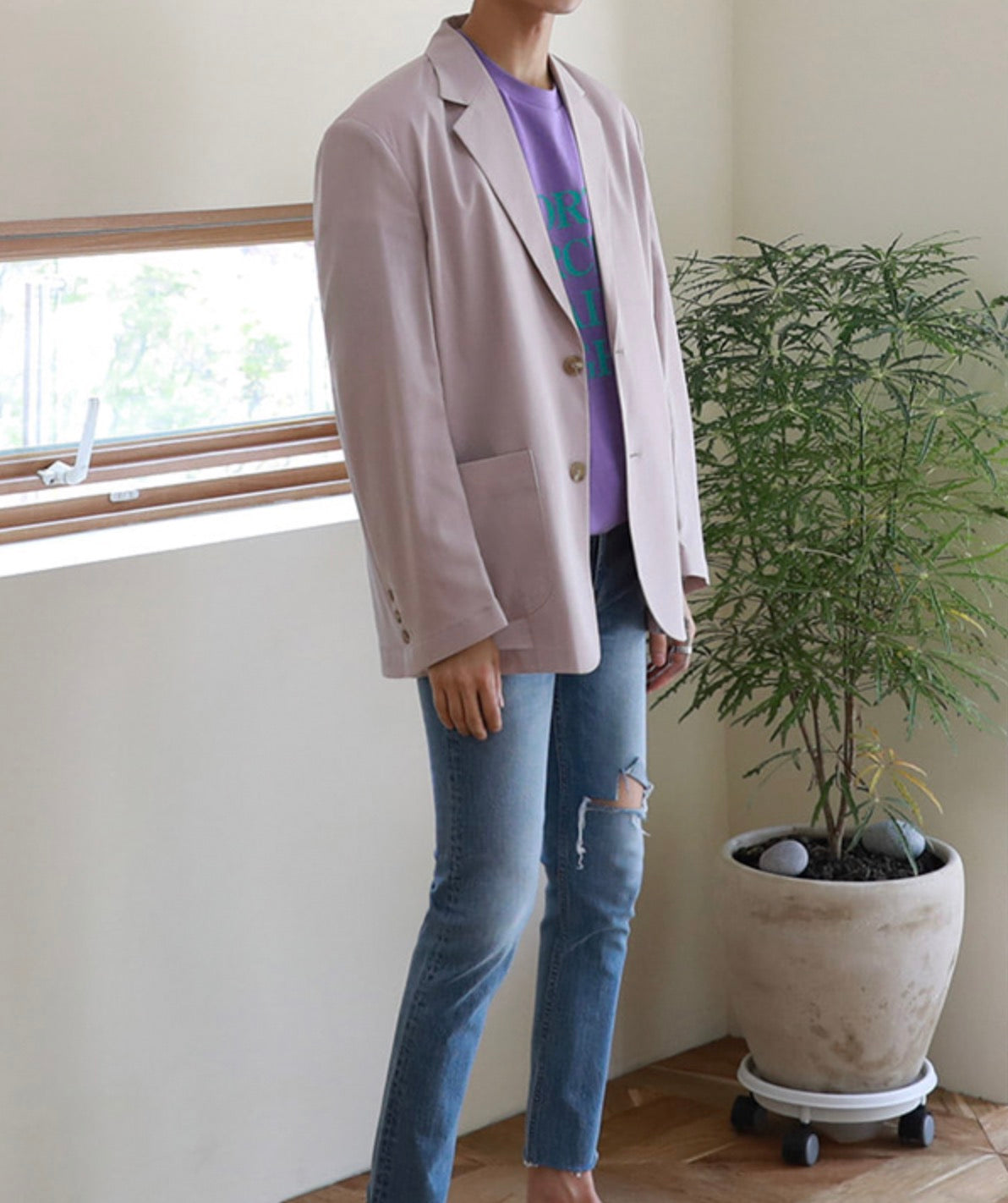 Trendy Casual Loose Fit Blazer Jacket