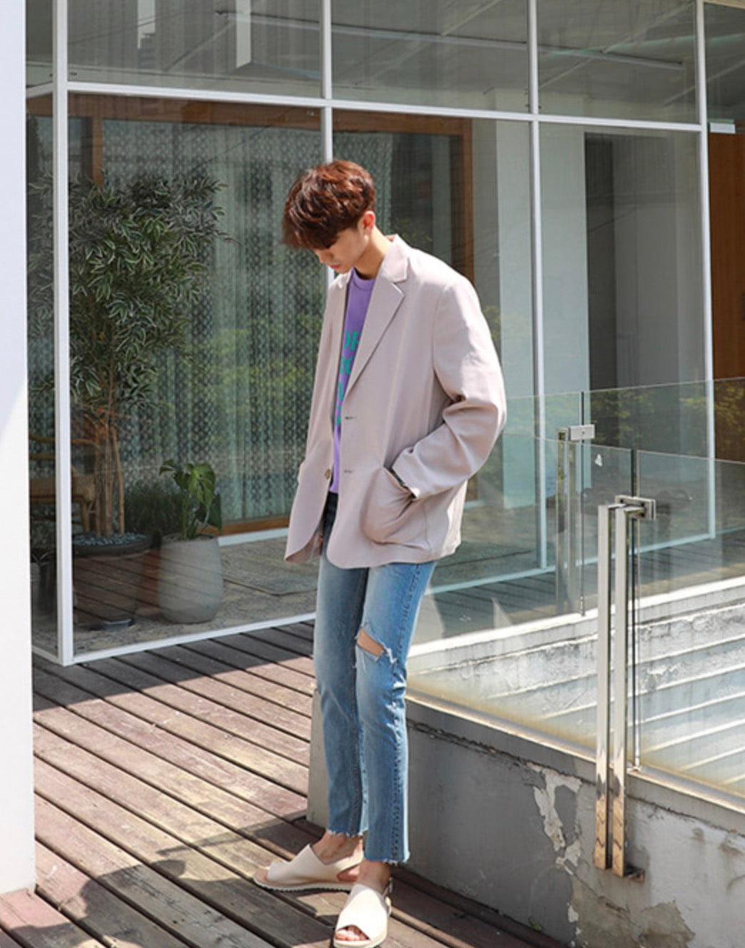 Trendy Casual Loose Fit Blazer Jacket