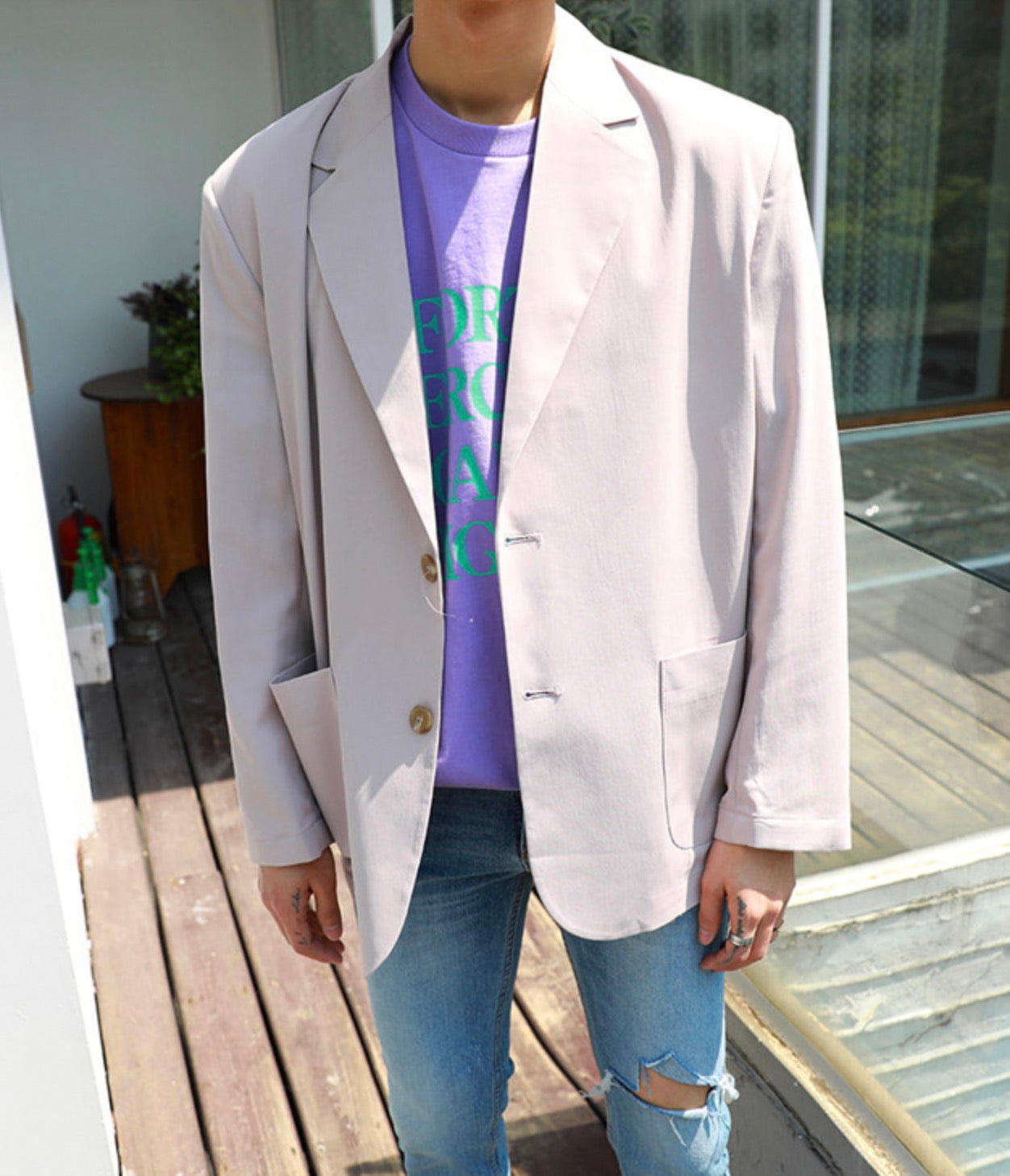 Trendy Casual Loose Fit Blazer Jacket