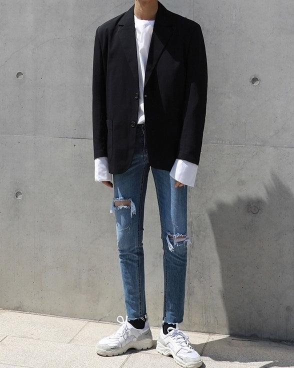 Trendy Casual Loose Fit Blazer Jacket