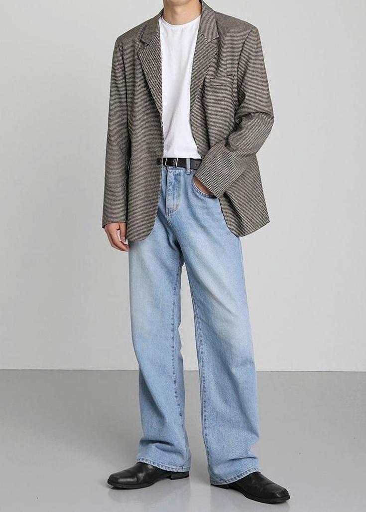 Trendy Casual Plaid Blazer Jacket