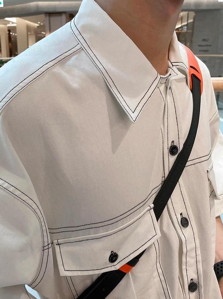 Trendy Casual Short Sleeve Shirt