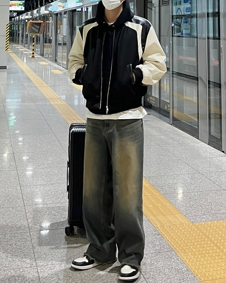 Trendy Contrast Jacket