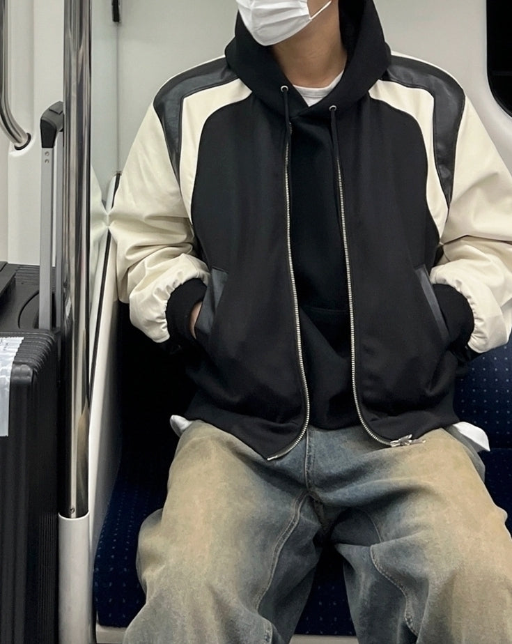 Trendy Contrast Jacket