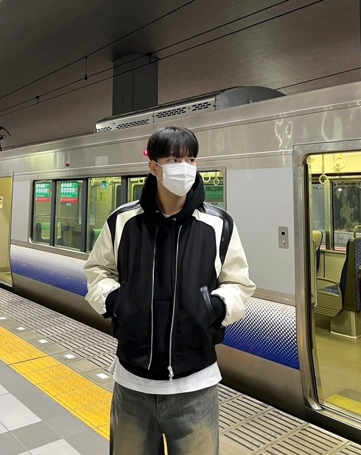 Trendy Contrast Jacket