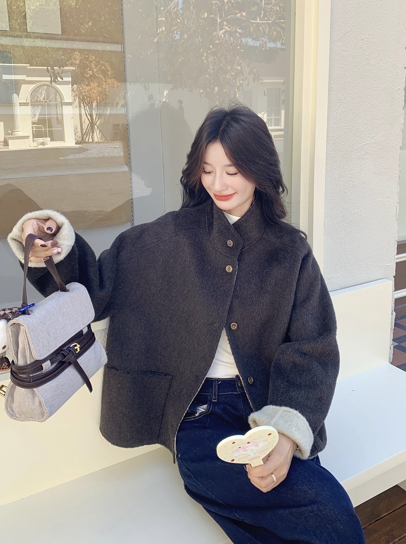 Trendy Cozy Blend Short Coat