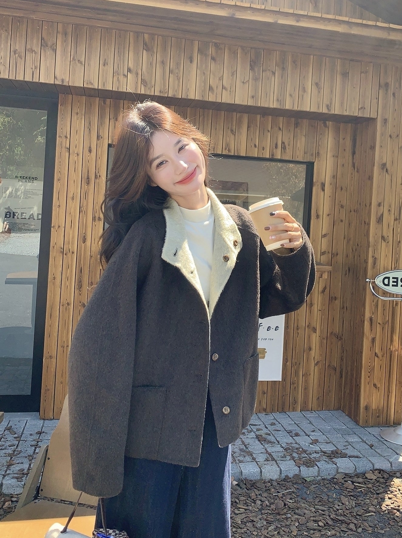 Trendy Cozy Blend Short Coat