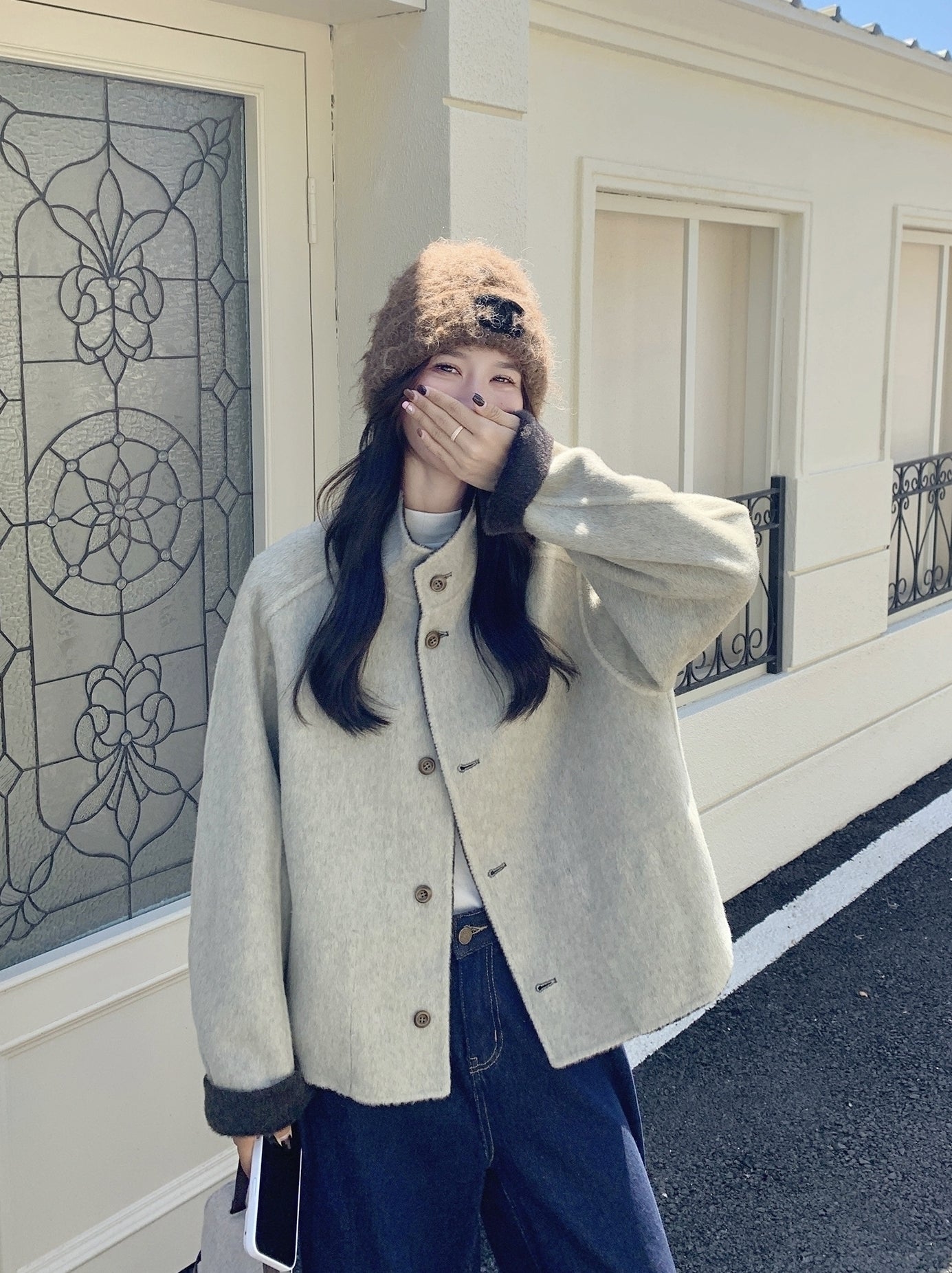 Trendy Cozy Blend Short Coat