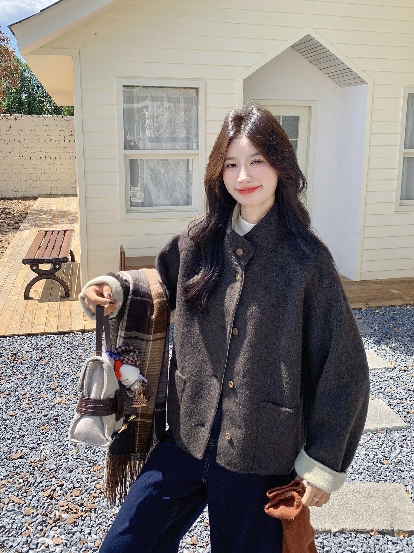 Trendy Cozy Blend Short Coat
