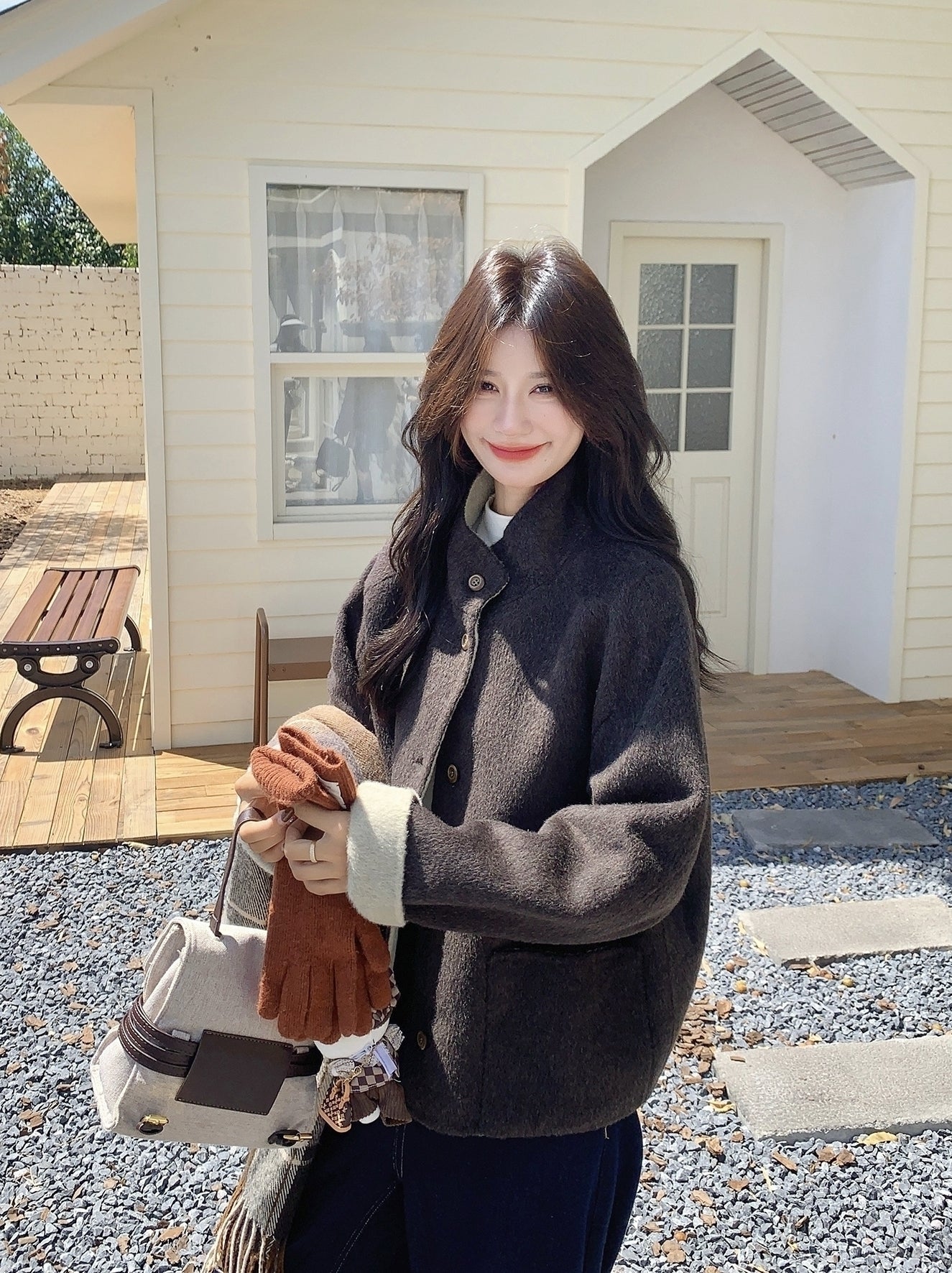 Trendy Cozy Blend Short Coat