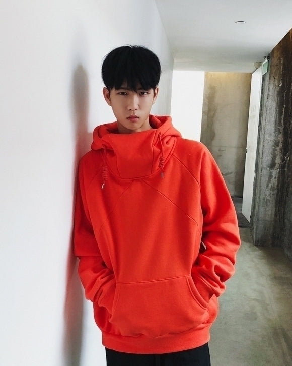 Trendy Fleece Lined Hooded Pullover Sweatshirt