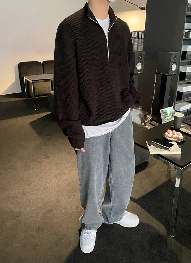 Trendy Highend Loose Denim Trousers