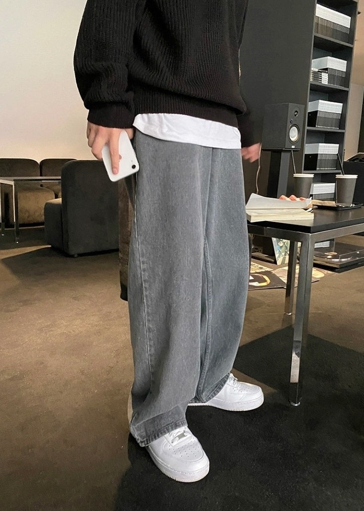Trendy Highend Loose Denim Trousers
