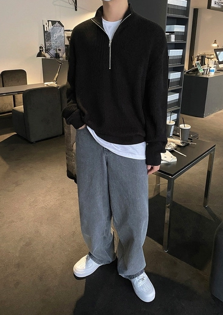 Trendy Highend Loose Denim Trousers