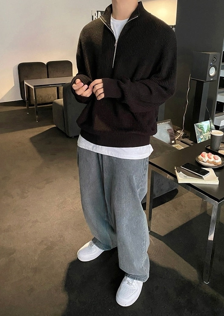 Trendy Highend Loose Denim Trousers