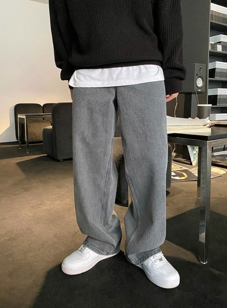 Trendy Highend Loose Denim Trousers