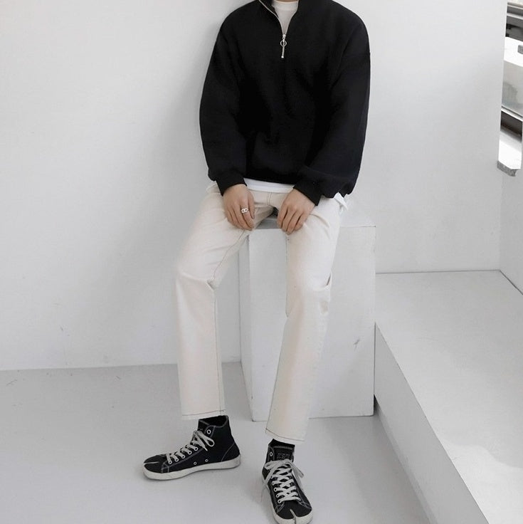Trendy Highneck Pullover Sweater