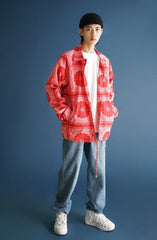 Trendy Japanese Style Casual Printed Jacket