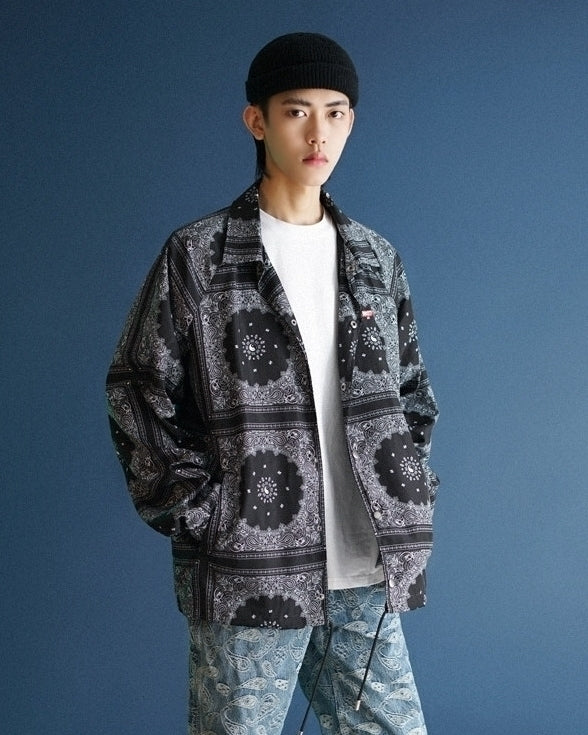 Trendy Japanese Style Casual Printed Jacket
