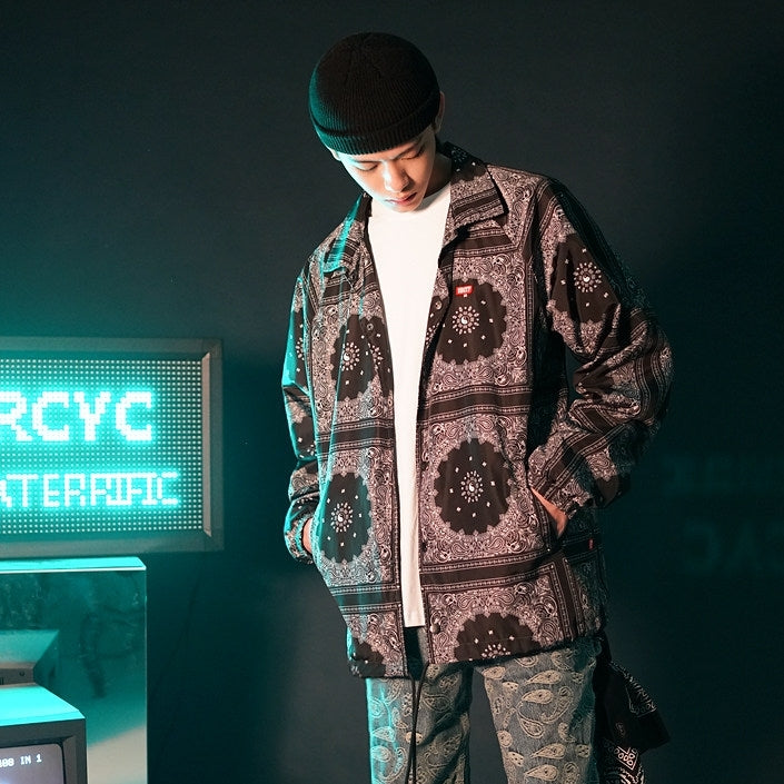 Trendy Japanese Style Casual Printed Jacket
