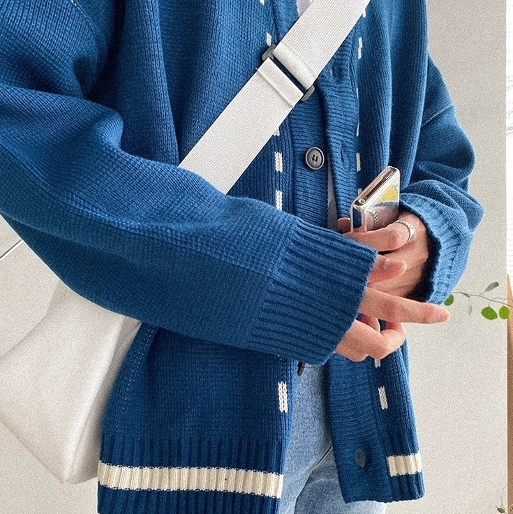 Trendy Knit Cardigan Sweater