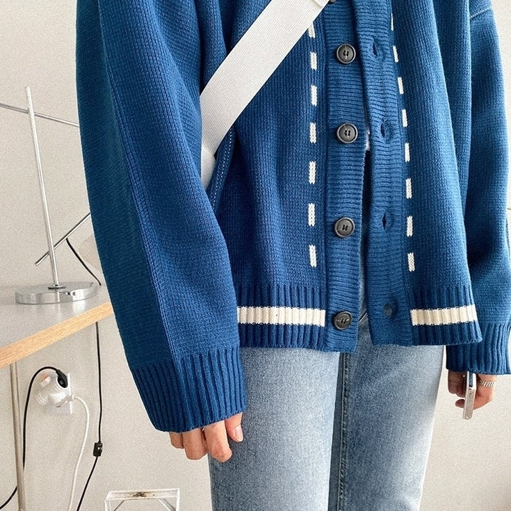 Trendy Knit Cardigan Sweater