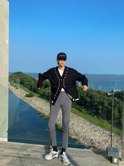 Trendy Knit Cardigan Sweater