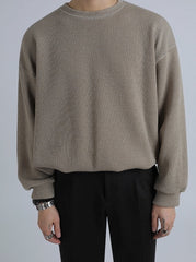 Trendy Knit Pullover Sweater
