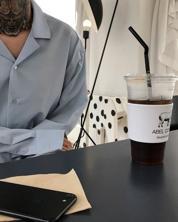 Trendy Korean Style Long Sleeve Collar Shirt