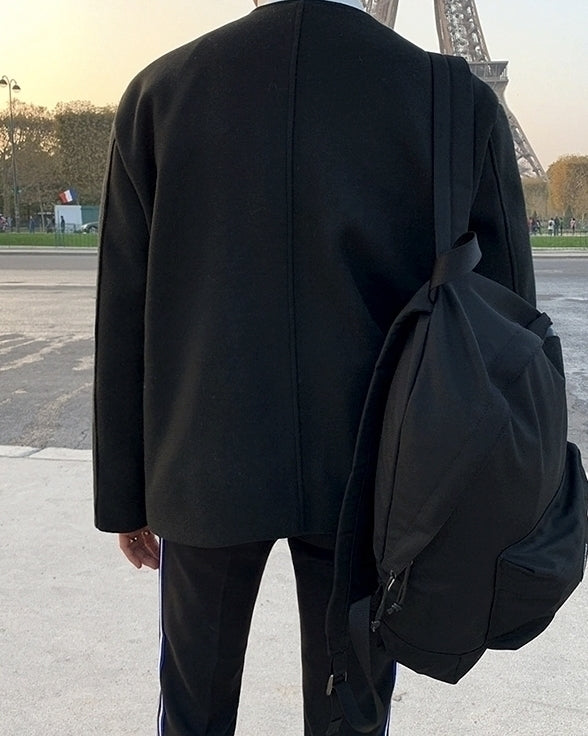 Trendy Korean Style Blend Short Jacket