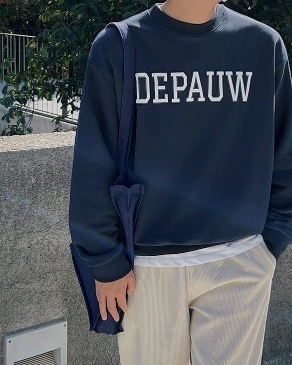 Trendy Letter Print Sweatshirt