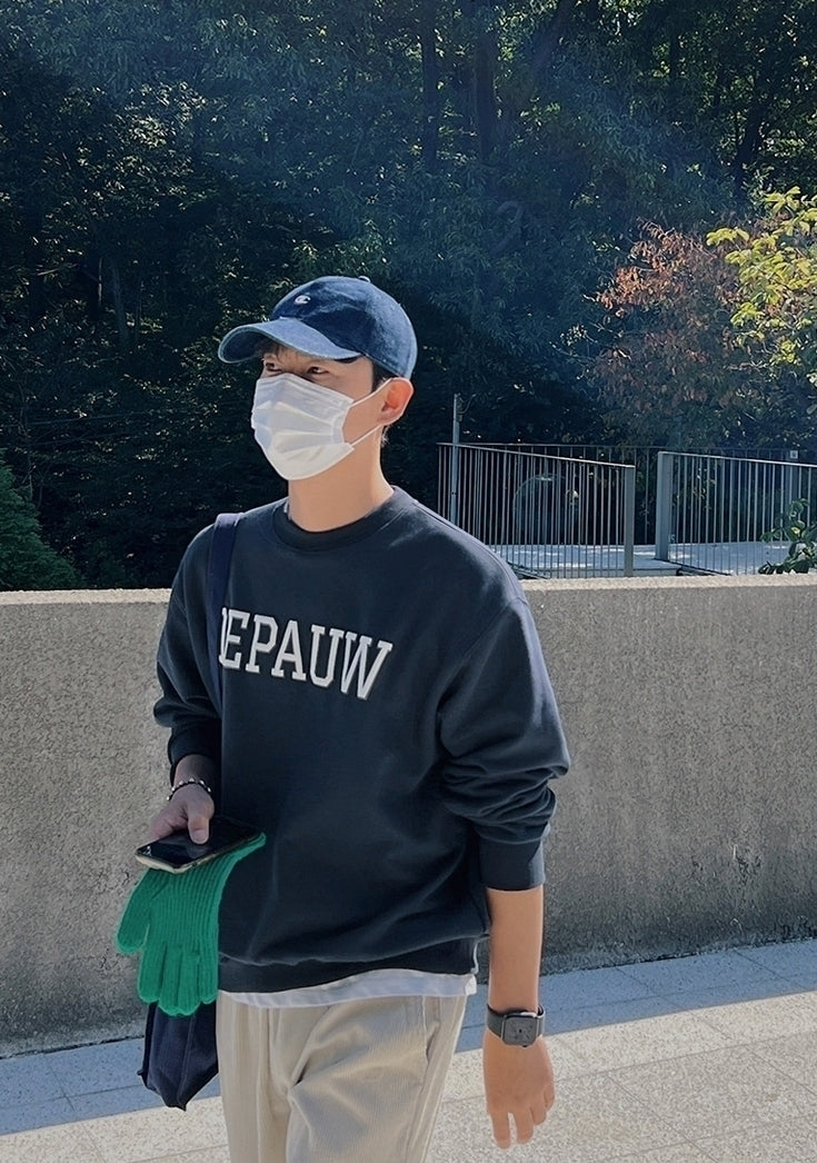Trendy Letter Print Sweatshirt