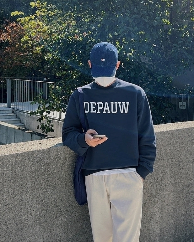 Trendy Letter Print Sweatshirt