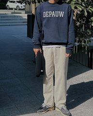 Trendy Letter Print Sweatshirt