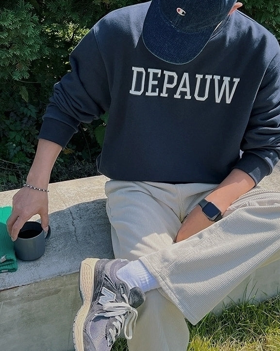 Trendy Letter Print Sweatshirt